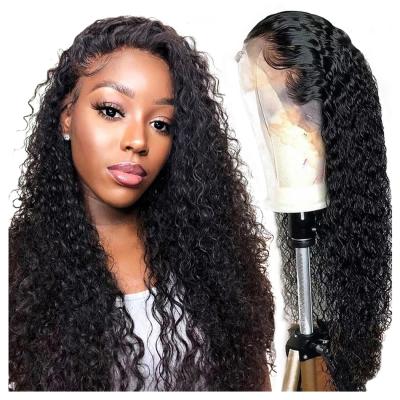 China Curly Curly Quality Virgin Hair Cuticle Aligned Wholesale Mongolian Lace Front Wig Closure Curly Hair 5x5 Full Lace Wig Swiss Seller for sale