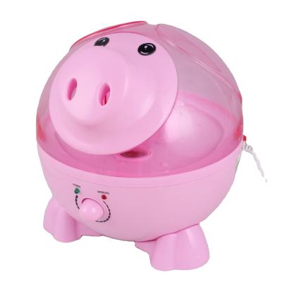 China Cute Pink Hotel Pig Kids Humidifier for sale