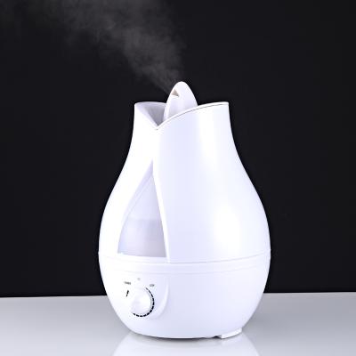 China 2018 New Design ABS Vase Ultrasonic Air Humidifier 3 Liter With Color / Humidifier Factory for sale