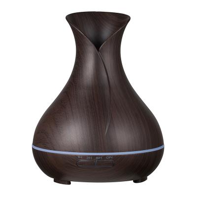 China Wholesale Household Wood Grain Aroma Diffuser Top Rated Essential Oil Diffuser for sale