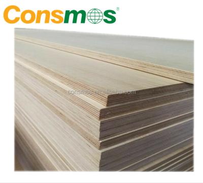 China Direct Selling Full Birch Plywood 4mm~25mm B/BB/CP Furniture Decoration Consmos Birch Plywood Linyi CONSMOS Factory for sale