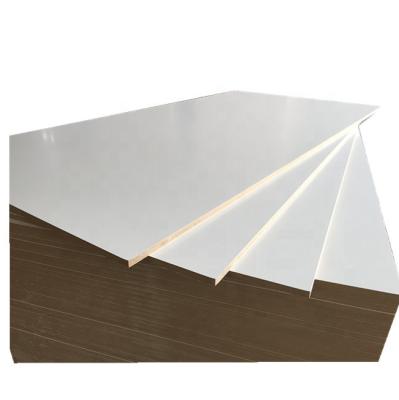 China Various Colors MDF Board 18mm Laminated Plywood Sheet MDF Melamine Moisture Proof MDF for sale