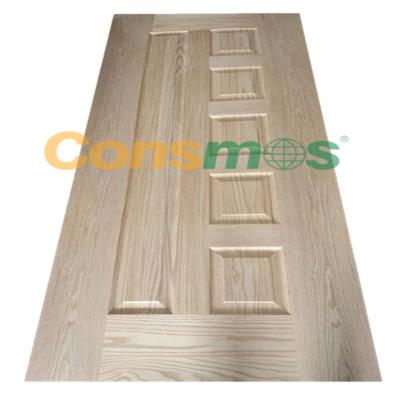 China Moisture Proof Melamine Faced HDF Door Skins / Veneers Laminated Molded Door Skins for sale