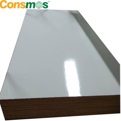 China Shandong modern poplar warm white formica laminated hpl plywood for Jordan market for sale