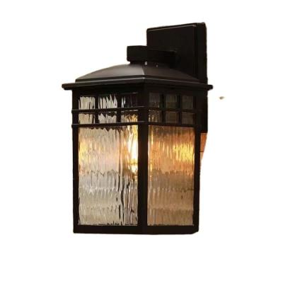 China Factory Price New Style Glass Aluminum Garden Cheap Aluminum Wall Lamp Outdoor Wall Lights for sale