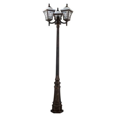 China Garden Customer Logo China Supplier Unique Waterproof IP 44 Outdoor Post Lights Garden Outdoor Lamp Post Lighting for sale