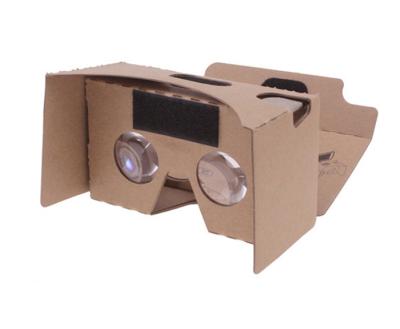 China VR Cardboard Box 2nd Generation Distance Adjustable , VR cardboard 3d glasses for sale