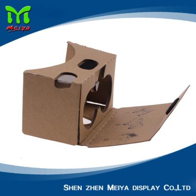 China OEM LOGO Printed 3D VR Cardboard Boxes , VR Headset Video Glasses for sale