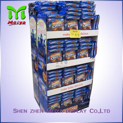 China Supermarket Cardboard Corrugated Pallet Display For snacks and  pillows for sale