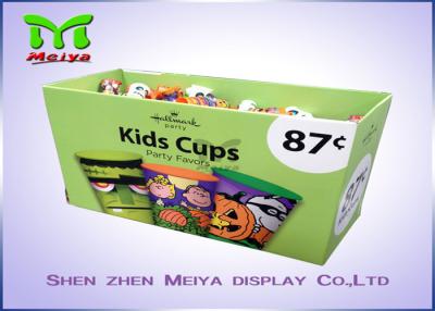 China Recyclable Cardboard Square Dump Bin Display / cardboard pos displays for sale