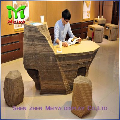 China Supermarket Recycled Cardboard Furniture , cardboard office furniture couch for sale