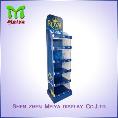 China Bathroom Products Custom Cardboard Standee Advertising , Recycling Foldable Display Stand for sale