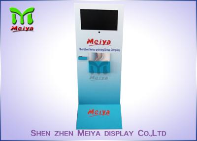 China Printing Logo Led Lights Multi Tier Cardboard Countertop Displays For Cards Led Gifts Box for sale