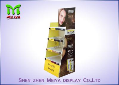 China Eco Promotion Advertisement Display Stands , Cardboard Store Display For Shampoo for sale