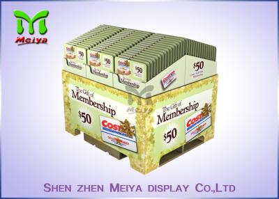 China Suppermarket Retail Pallet Displays / Promotion Corrugated Paper Pallets Easy Assembling for sale