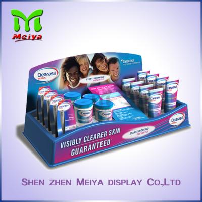 China Durable Small Corrugated Cardboard Counter Top Display Box Stand for Hand Cream for sale