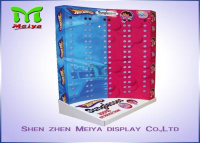 China Customized Hooks Cardboard Floor Displays racks Eyeglasses Display for sale