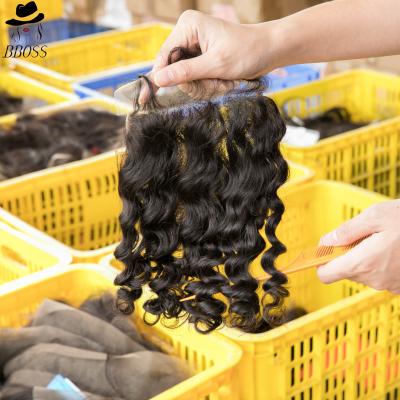 China Wholesale Cheap Overnight Shipping Deep Wave Bundles And Closure, One Body Wave Dispenser Bundles With Closure, Cheap Bohemian Hair Lace Closure for sale