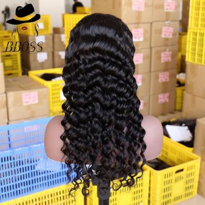 China Best deep wave selling 100% u wig,white hair wig adjustable wig part women lace up wigs,blue wig for sale