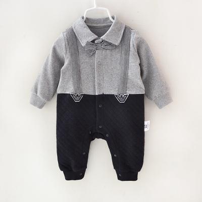 China Mister factory direct European baby boy's clothes pilling style, autumn long sleeve 0-12 months baby boy fabrics for sale