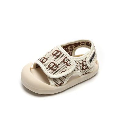 China Breathable Baby Sandals Toddler Shoes Summer Baby Soft Sole Breathable Mesh for sale