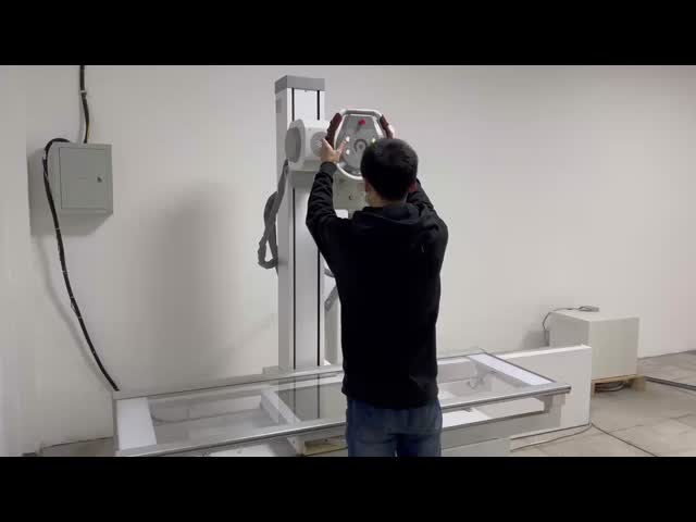 Floor mounted X-ray machine