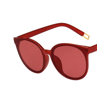 China Fashion Big Frame Sun Glasses Kids Sunglasses Boys And Girls Shape Cat Eye Shape Retro Personality Trend Shades for sale