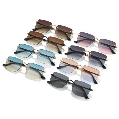 China Fashion Sunglasses Shade Men Clear 2022 Sun Glasses Where Square Shade Fashionable Ladies Women's Unisex Sunglasses for sale