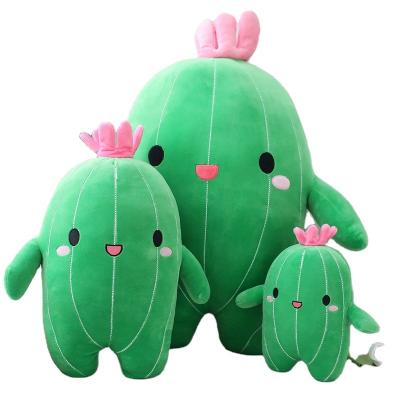 China Plush Home Decoration Props Office Pillow Backrest Gift for Girl Nordic Statistical Style Cactus Plush Toy for sale