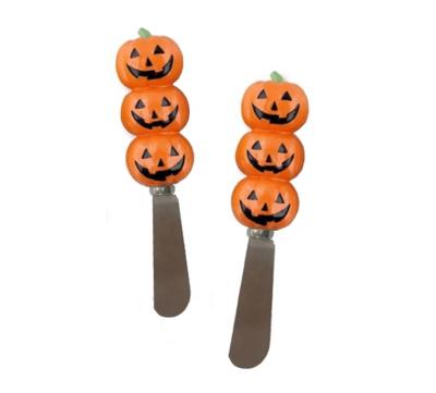 China Viable Halloween Pumpkin Cheese Spreader, Butter Cheese Spreader for sale