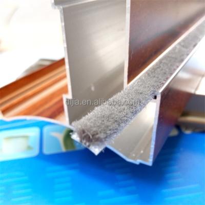 China Home.office.hotel.industy wool pile bead with adhesive felt for aluminum profile for sale