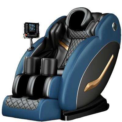 China PU Leather Smart 3D 4D Automatic Body Massage Armchair With Airbags for sale