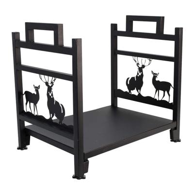 China KD Oniya Heavy Duty Iron Firewood Firewood Storage Racks And Holders For Stoves And Camping Accessories for sale