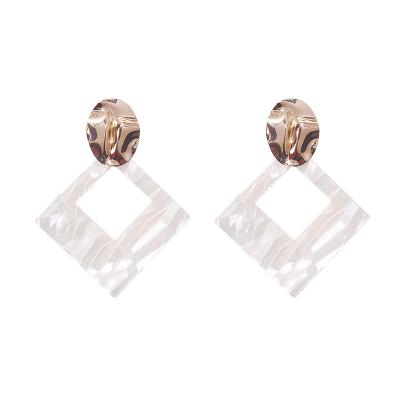 China New Style CLASSIC Gold Plated Geometric Stud Earrings Wholesale Jewelry For Women for sale