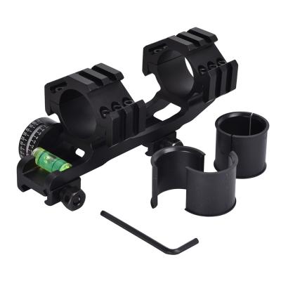 China 22 mm Breite Dual Ring Scope Mount mit Blasenebene und Winkel Indikator Mittelhöhe 21 mm zu verkaufen