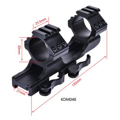 China Zaddelhoogte 21 mm QD Mount Fits For 22 mm Aluminium Alloy Quick Detachable Mount Te koop