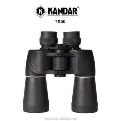 China High Power 7X50 Bak4 Binoculars with Wide Angle and Large Objective Refracting Telescope for sale