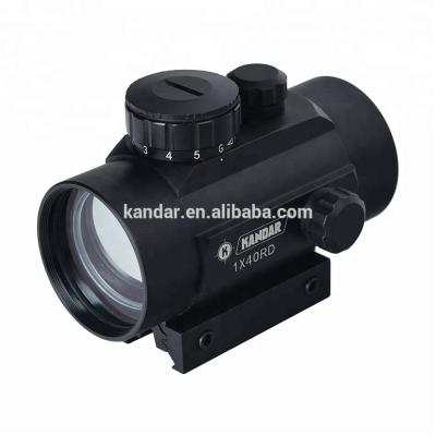 Cina Obiettivo da 40 mm Lenti Knadar 1x40RD Red Dot Scope Visione Precisione Aluminica Legata Ottica in vendita