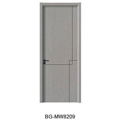 China Latest design melamine door decoration hotel wood door modern wood door interior room for sale