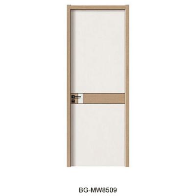 China Modern Compound Melamine Door Wooden Door Modern Interior Doors for sale