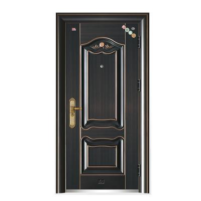 China Modern Steel Anti-theft Metal Security Entry Door Entrance Grade Steel Door for sale