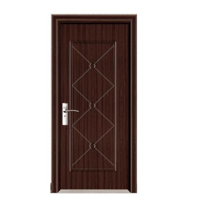 China Modern PVC Doors PVC Lamination Door Internal PVC Balcony Doors for sale