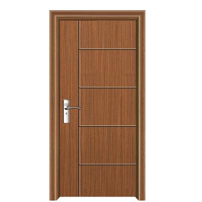 China Modern Wood Doors Interior PVC Panel Door Luxury PVC Doors for sale