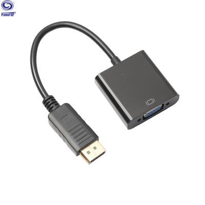 China Projector DisplayPort DP Male to VGA Female Video Converter Adapter Cable for PC Laptop TV for sale