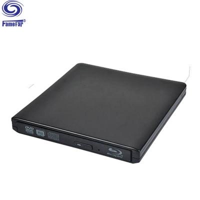 China China Aluminum USB 3.0 External External DVD Player With Blue Ray BD-R BD-ROM CD RW Burner Writer Drive for sale