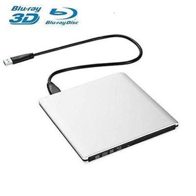 China External Portable Blue Ray DVD Player Drive 3D , USB 3.0 Blu Ray Player DVD Burner Aluminum Disk Drive For Laptops for sale