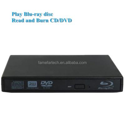 China External Bluray Drive Portable USB 2.0 External Optical Drive DVD Burner BD-ROM Blu-ray Player CD-RW Writer Recorder for Laptop Computer for sale