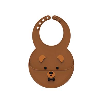 China Manufacturers Cartoon Bpa Free Wholesale Baby Bibs Eco Friendly Silicone Baby Bibs for sale