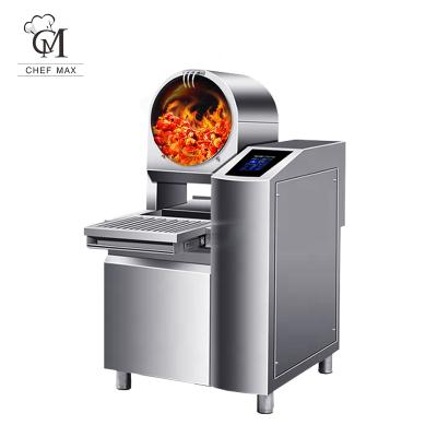 China Industry 8000W commercial vertical type electric cooker stir-fry machine floor type restaurant canteen automatic cook cili for sale