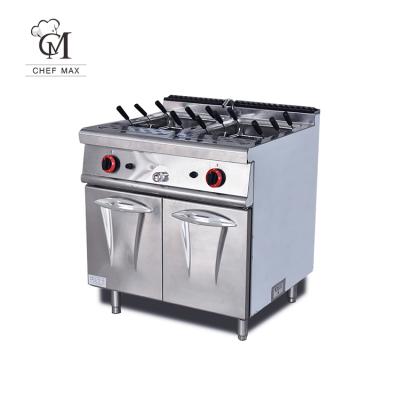 China Commercial Vertical Restaurant Pasta 9KW Noodle Cooking Stove Electric Noodle Cooking Machine With Cabinet for sale